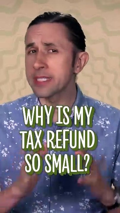 Is Your Tax Refund Smaller Than You Expected- #taxes #taxrefund #irs #refundmoney #money