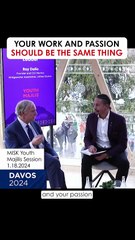 Your Work and Passion Should Be The Same Thing