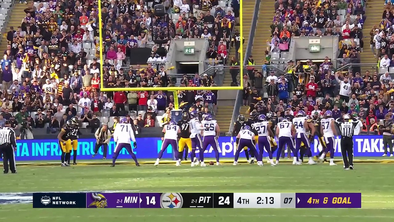 Vikings vs. Steelers CRAZY Ending in Dublin!
