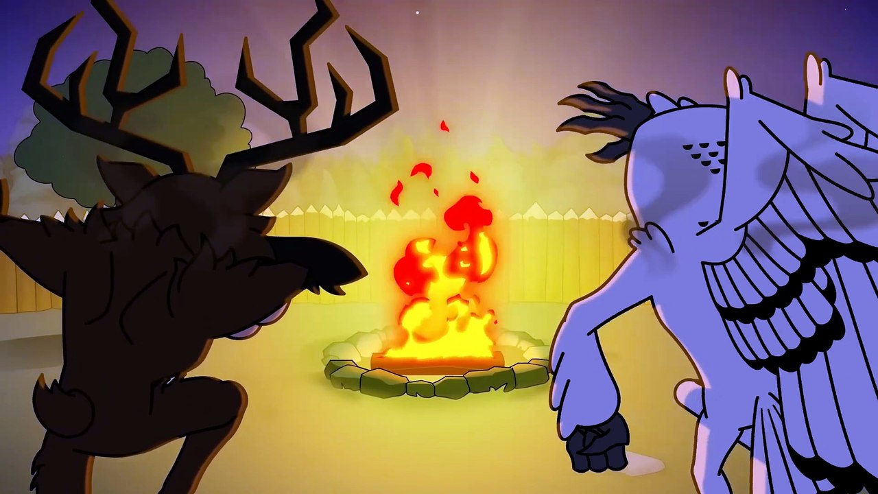 The DEER MONSTER Builds His FIRST BASE_ (Cartoo...