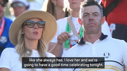 European team respond to beer being thrown at Rory McIlroy's wife, Erica