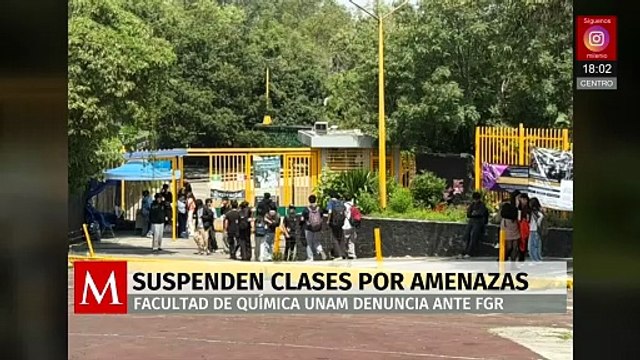 En la UNAM, la Facultad de Química suspende clases presenciales por amenazas en redes sociales