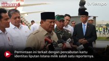 Pernyataan Mensesneg soal ID Pers Istana Reporter CNN Indonesia yang Dicabut