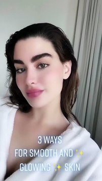 3 خطوات تمنح روان بن حسين بشرة ناعمة بعد الحمام