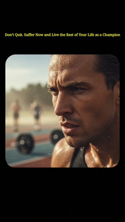 Don't Quit! Push Through Pain to Become a Champion 💪 #motivation