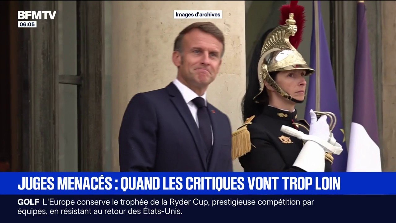 Condamnation de Nicolas Sarkozy: Emmanuel Macron dénonce des "attaques et menaces de mort inadmissibles" contre plusieurs magistrats
