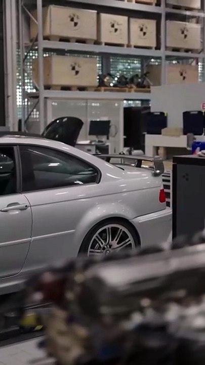 Legendärer V8 im BMW M3 GTR E46 erwacht zum Leben #BMWM #E46 #V8Power