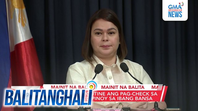 VPSD - Hindi kaya ng ICC na i-secure si FPRRD | Balitanghali