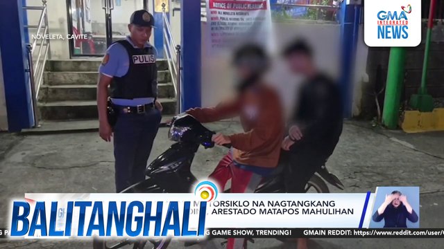 2 lalaking sakay ng motorsiklo na nagtangkang tumakas sa checkpoint, arestado matapos mahulihan ng ilegal na droga | Balitanghali