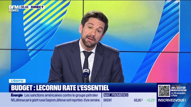 L’Edito de Raphaël Legendre : Budget, Lecornu rate l'essentiel - 29/09