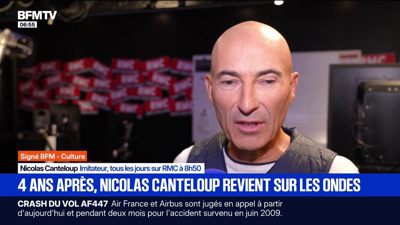 Signé BFM - Après quatre ans d'absence, Nicolas Canteloup signe son retour à la radio et rejoint RMC