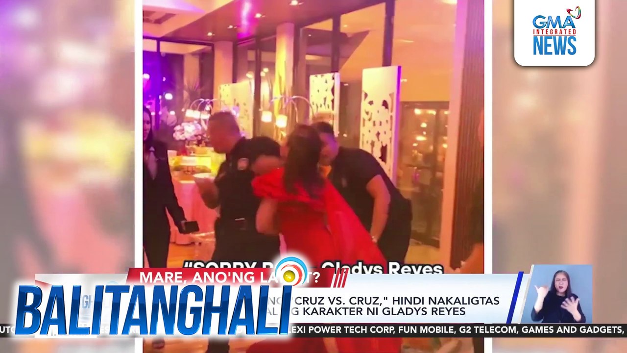 Mga pulis sa eksena ng "Cruz vs. Cruz," hindi nakaligtas sa malakas na sampal ng karakter ni Gladys Reyes | Balitanghali