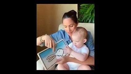 بمناسبة عيد ميلاده فيديو طريف يجمع آرتشي ووالدته ميغان ماركل