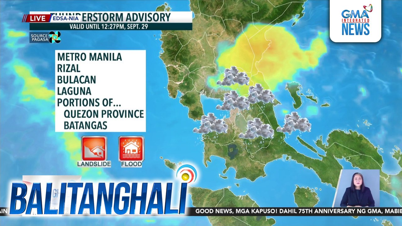 Panayam kay Munir Baldomero, Weather Specialist, PAGASA (September 29, 2025) | Balitanghali