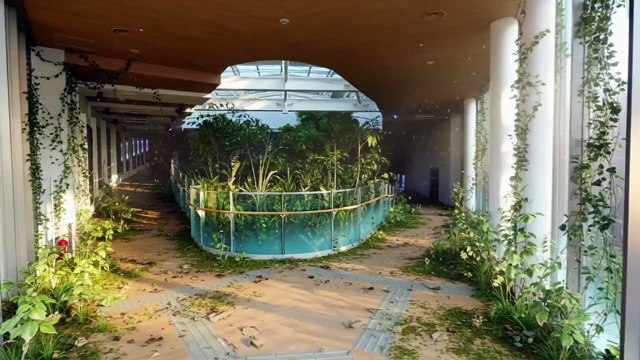 【廃墟万博】AIが描いた25年後の大阪関西万博。植物に覆われた幻想的な未来の物語を創造してみた。　[Expo Ruins] AI depicts the Osaka-Kansai Expo 25 years from now. We've created a fantastical tale of a future covered in plants.