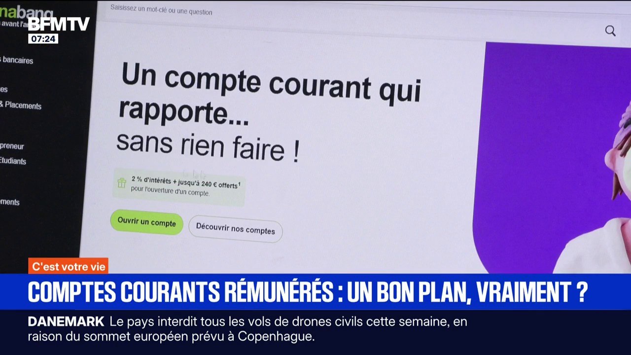 Que valent les comptes courants rémunérés?
