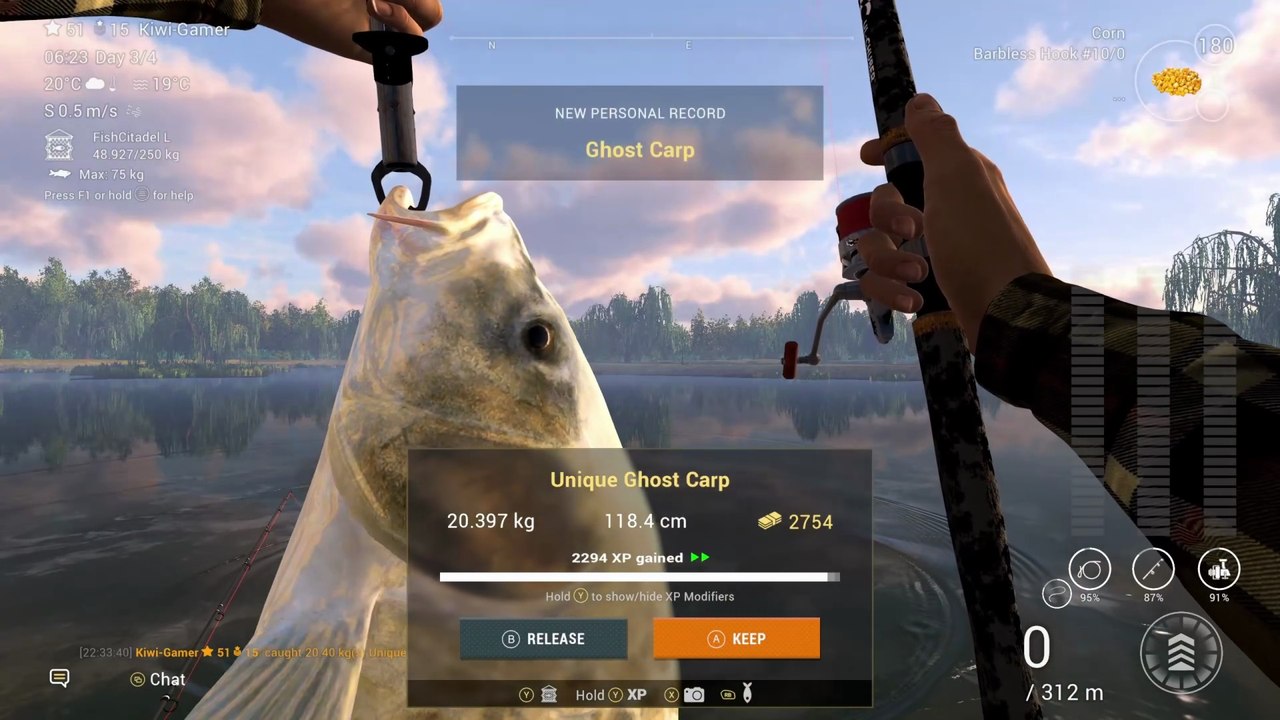 Fishing Planet Willow Lake Cave Lake Unique Ghost Carp
