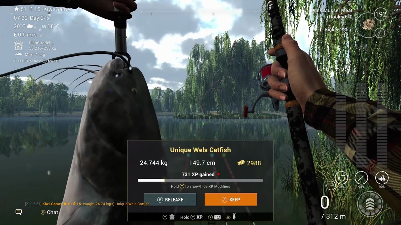 Fishing Planet Willow Lake Weeping Willow Fisheries Unique Wels Catfish