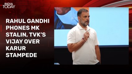 Rahul Gandhi speaks to MK Stalin on Karur stampede; Bumrah's fighter jet celebration