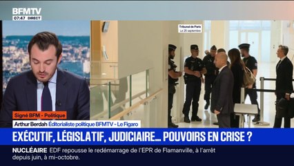 ÉDITO - "Exécutif, législatif, judicaire: une triple crise quand on a que trois pouvoirs, c'est inquiétant"