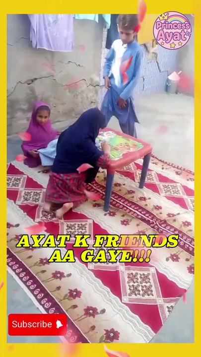 Ayat fatima bchon ko parhaty hoeye | class room moments | princess ayat