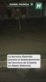 La borrasca Gabrielle colapsa un barranco en Valencia y deja más de 200 litros por metro cuadrado en Tarragona