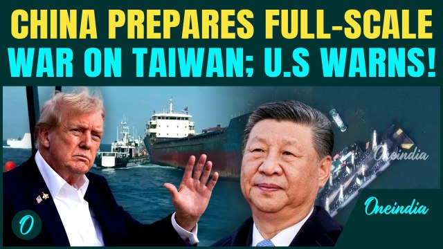 U.S Warns Taiwan: China Prepares Full Invasion |Satellite Images of Ferries, Landing Docks at Border