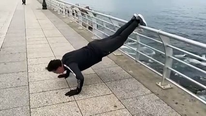 شاهدي راغب علامة يشجع جمهوره على ممارسة الرياضة