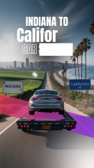 Indiana To California car shipping