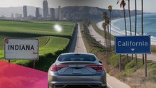 Indiana To California car shipping