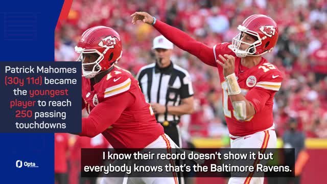 Reid hails 'phenomenal' Mahomes after touchdown record