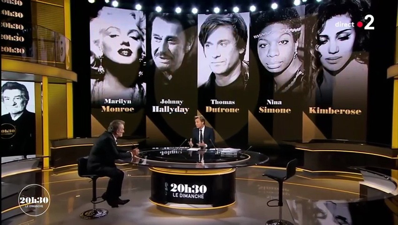 Johnny Hallyday – Hommage d’Eddy Mitchell à son ami | 20h30 Le Dimanche (France 2 – 27/05/2018)