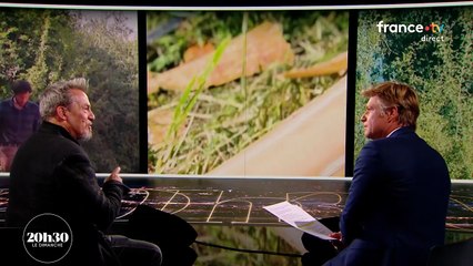 Florent Pagny sur le plateau du 20 heures de France, le 28 septembre 2025. France 2