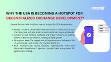 Decentralized Exchange Development in the USA Why Startups Are Leading the DeFi Wave