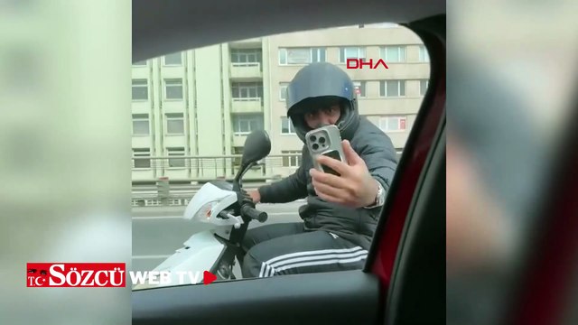 Şişli'de trafik tartışmasında kadın avukatın aracını yumrukladı; 'Camı indirsene' diyerek tehdit etti