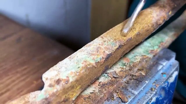 Rusty-19th-Century-Metal-Cutter-Restoration-Restoration-Video-of_v720P