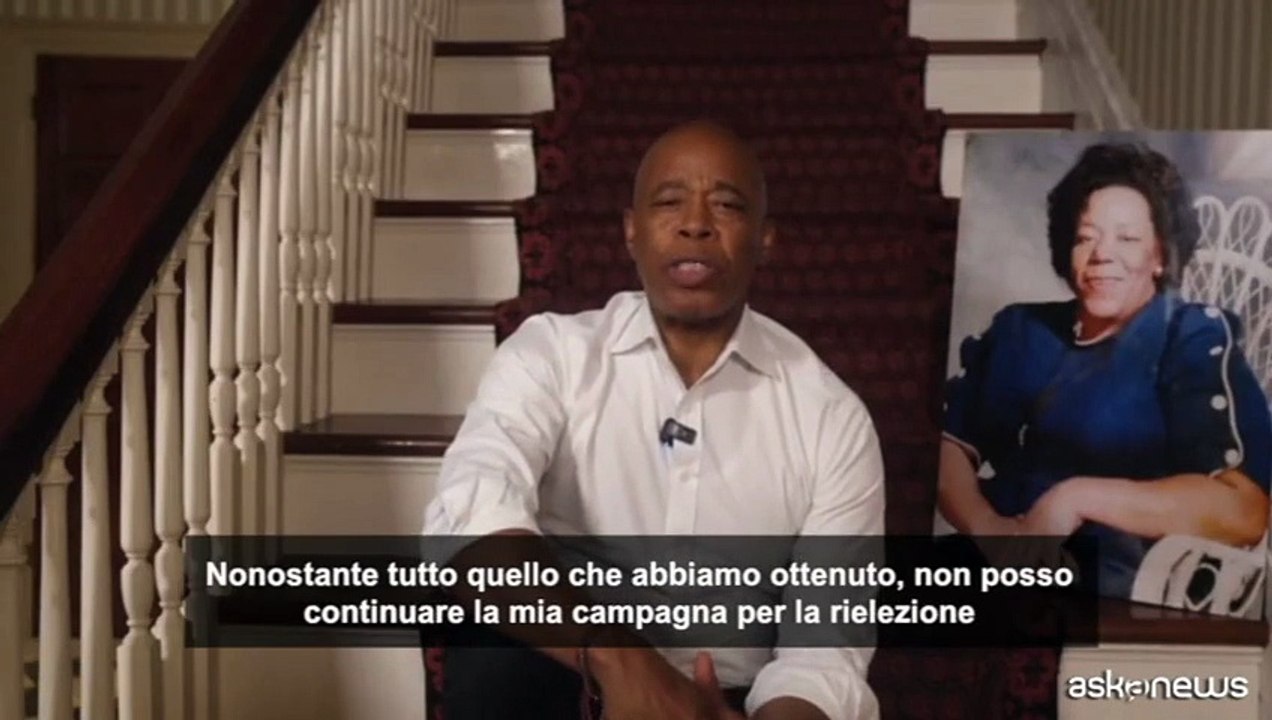 Usa, Eric Adams si ritira dalla corsa a sindaco di New York
