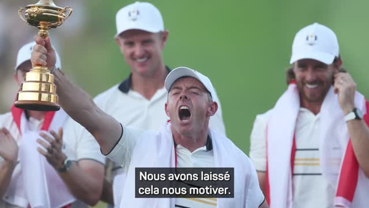 Ryder Cup - McIlroy : "Beaucoup de gens pensaient que nous ne pouvions pas le faire"