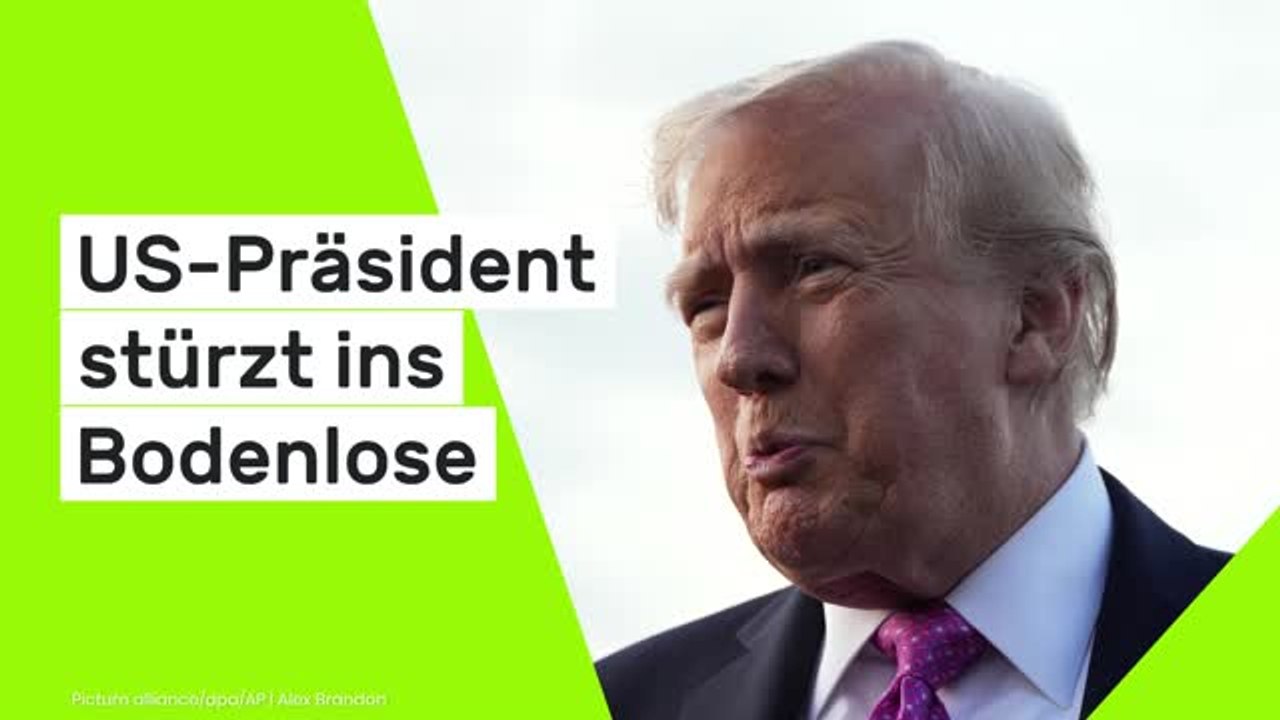 Donald Trump: US-Präsident stürzt ins Bodenlose - und reißt seine Gefolgschaft in den Abgrund