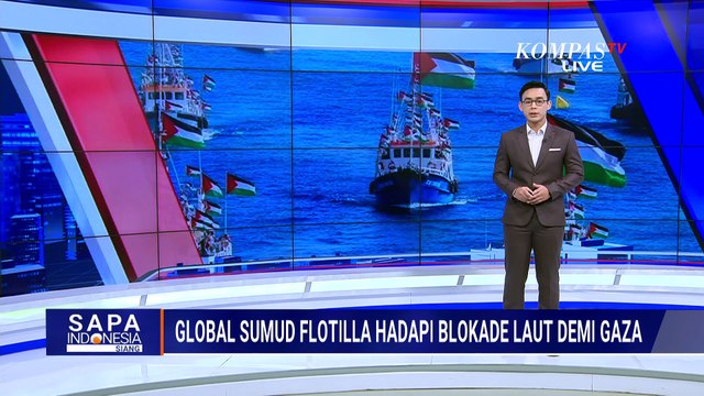 Kapal Aktivis Global Sumud Flotilla Berangkat ke Gaza, Siap Hadapi Blokade Laut Israel