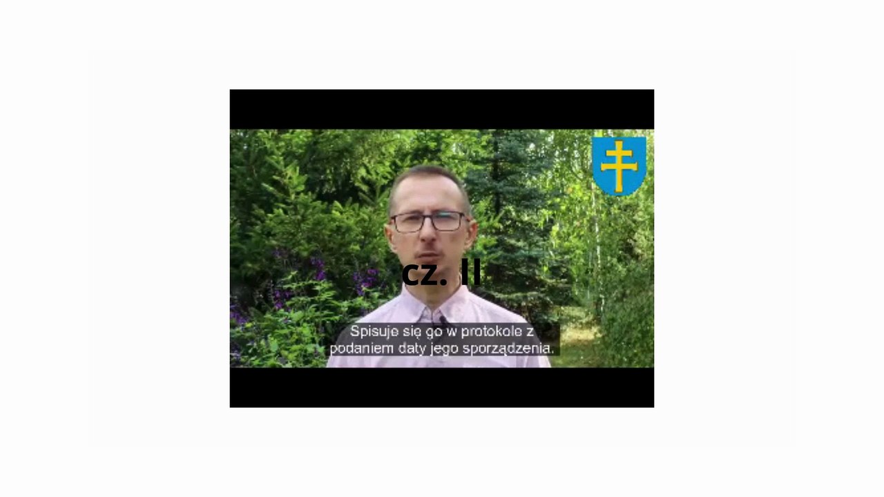 Wideo-poradnik nt. testamentu cz. II