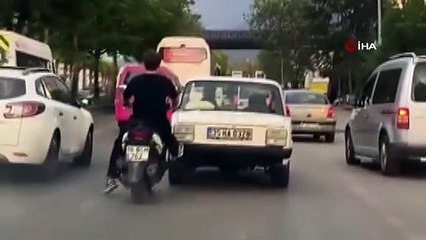 Tek ayağıyla inanılmaz kurtarış