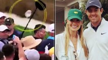 Máxima tensión en la Ryder Cup: latazo de cerveza a la mujer de Rory McIlroy