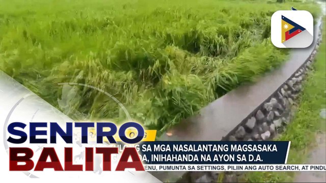 Agarang tulong sa mga nasalantang magsasaka at mangingisda, inihahanda na ayon sa D.A.