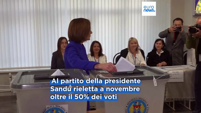 Elezioni in Moldova: il partito di Sandu vince e guarda all’Unione europea