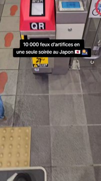 10 000 feux d'artifice 🎆 en une seule soirée au Japon 🇯🇵 !