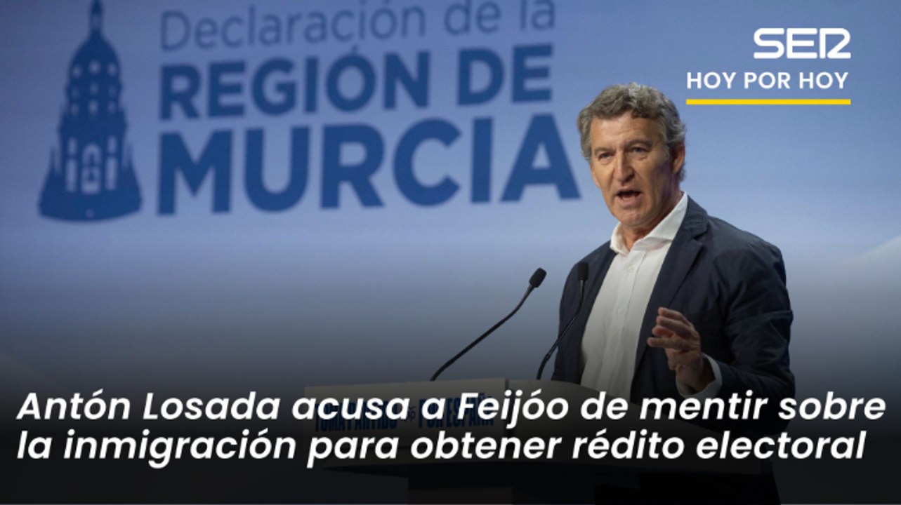 Antón Losada acusa a Feijóo de mentir sobre la inmigración para obtener rédito electoral
