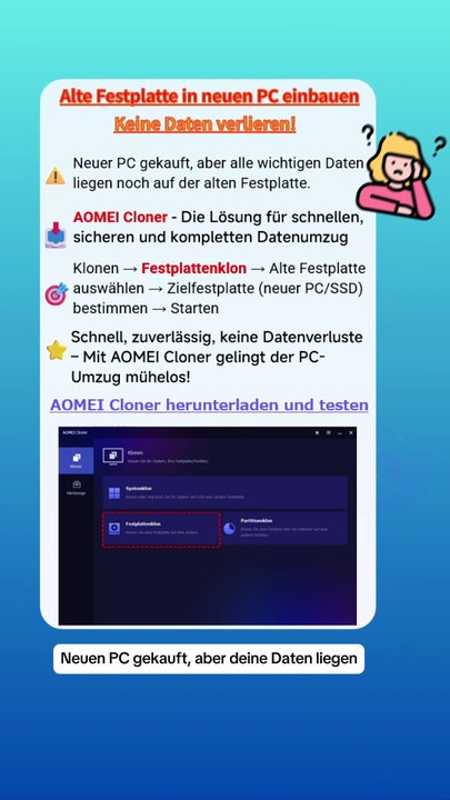 Alte Festplatte in neuen PC einbauen – Keine Daten verlieren! ✅