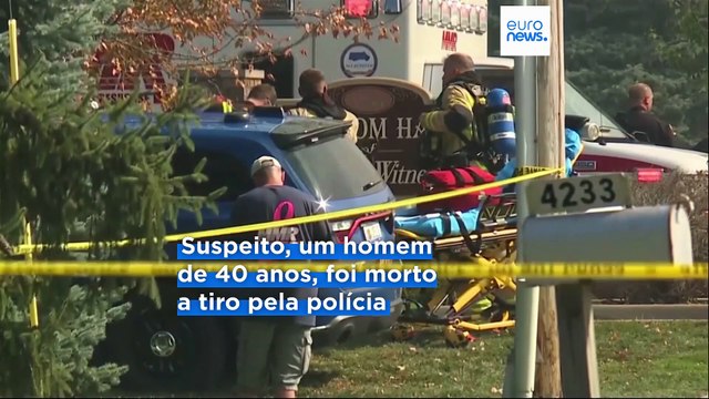 Pelo menos quatro mortos e oito feridos em tiroteio numa igreja no Michigan
