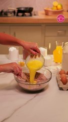 بالفيديو، كيكة الشوكولاتة بكسترد البرتقال